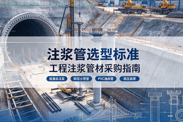 大厂注浆管选型标准